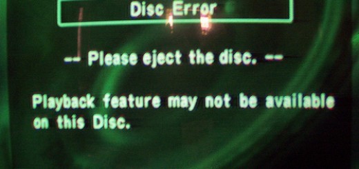 DVD Disc error