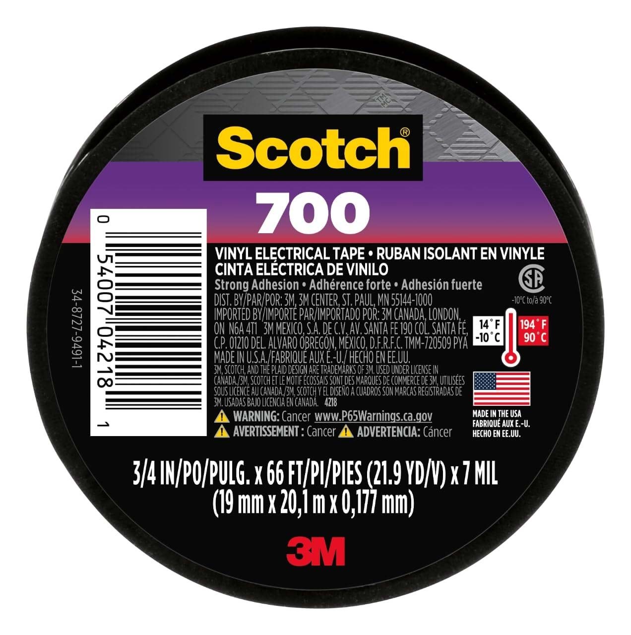 Black vinyl electrical tape for insulating and organizing automotive wiring.